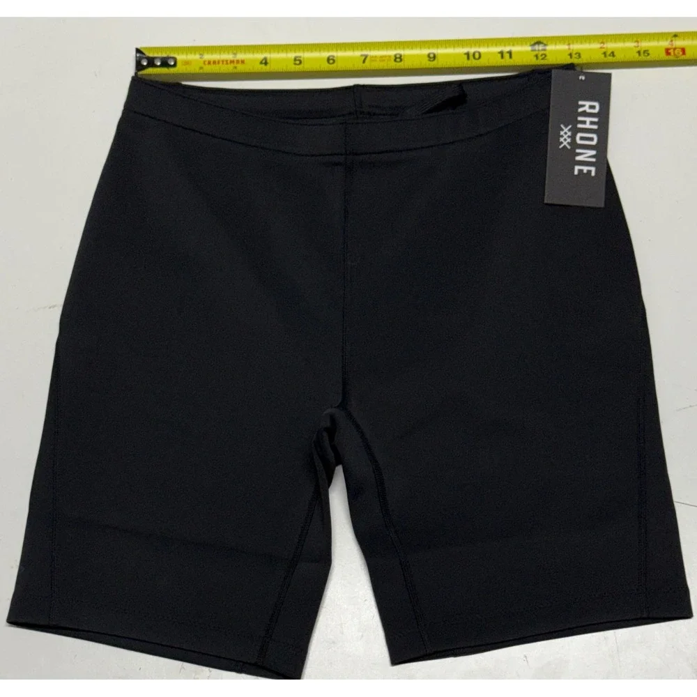 Rhone Freeride Jammer Shorts Mens Med Black Water Resistant 8 Inch Compression